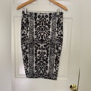 Nw/oT-Zara Leopard Print Pencil Skirt